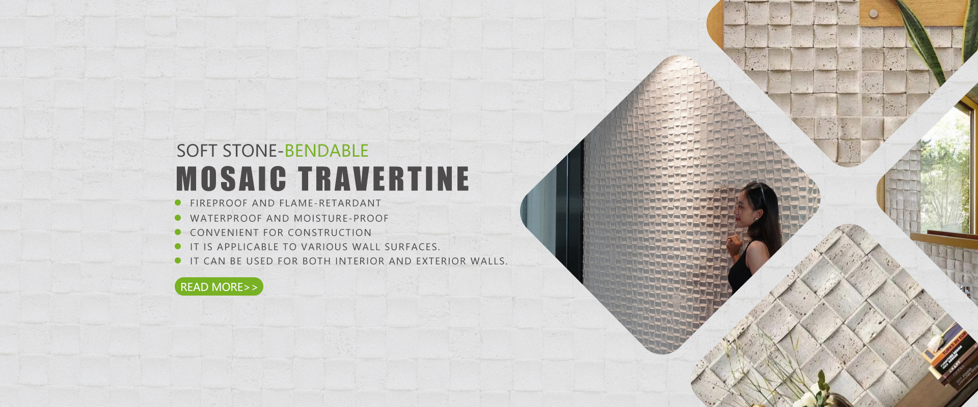 travertine khảm